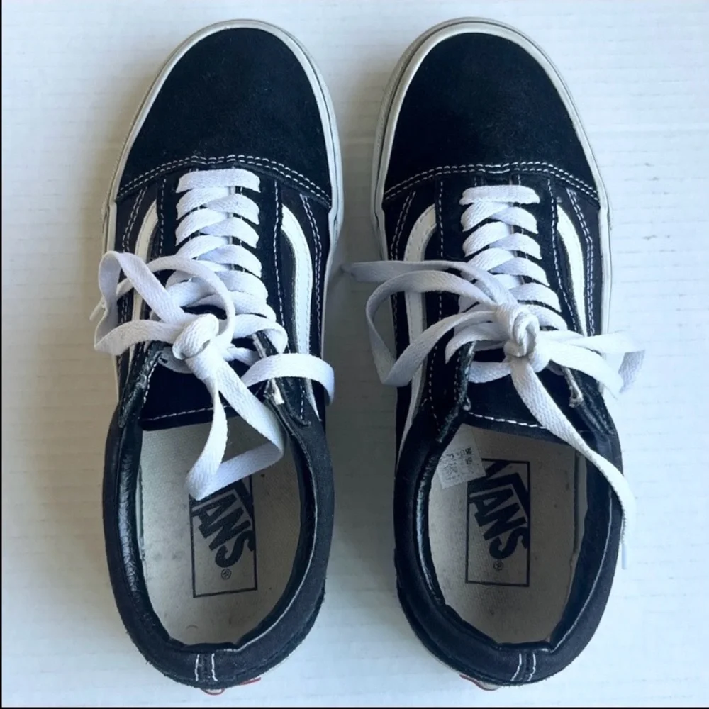 Vans Old Skool Black And White Shoes 721356 - Picture 3 of 9